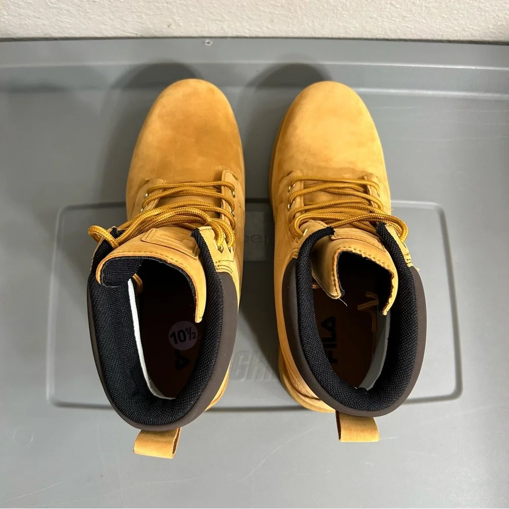 Fila Men’s Suede Lightweight Waterproof Boots For All Seasons